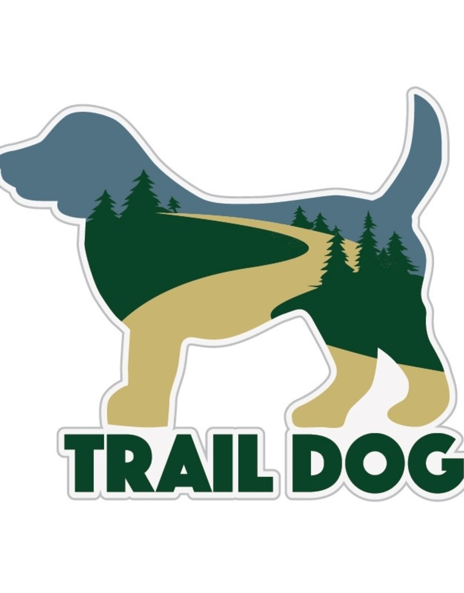Dog Speak 3" Decal Trail Dog