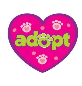 Dog Speak 3" Decal Adopt