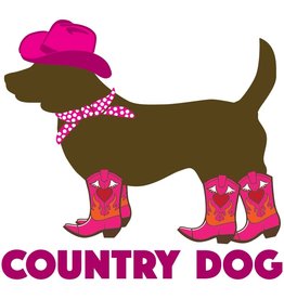 Dog Speak 3" Decal Country Dog