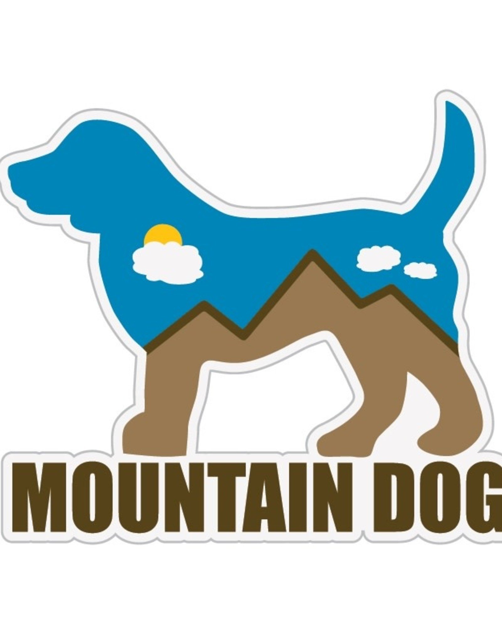 Dog Speak 3" Decal Mountain Dog