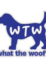 Dog Speak 3" Decal WTW What The Woof?