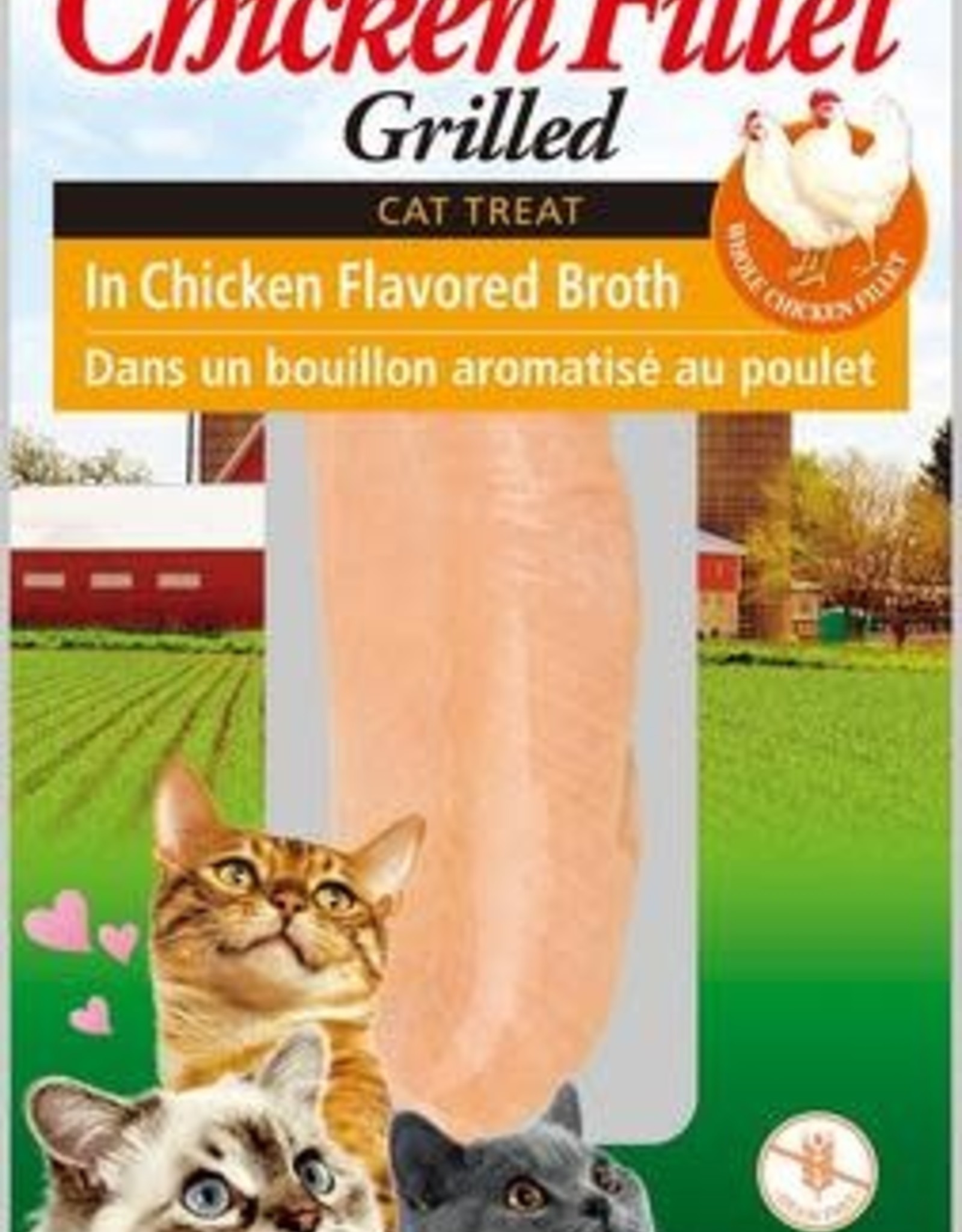 Inaba Ciao Cat Treats Ciao Grilled Fillets Chicken in Chicken Broth