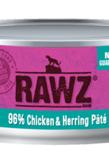 Rawz SALE - Rawz Cat 96% Chicken & Herring Pate 5.5oz