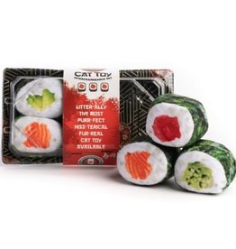 Fabcat Sushi Tray - 6 Sushi Rolls