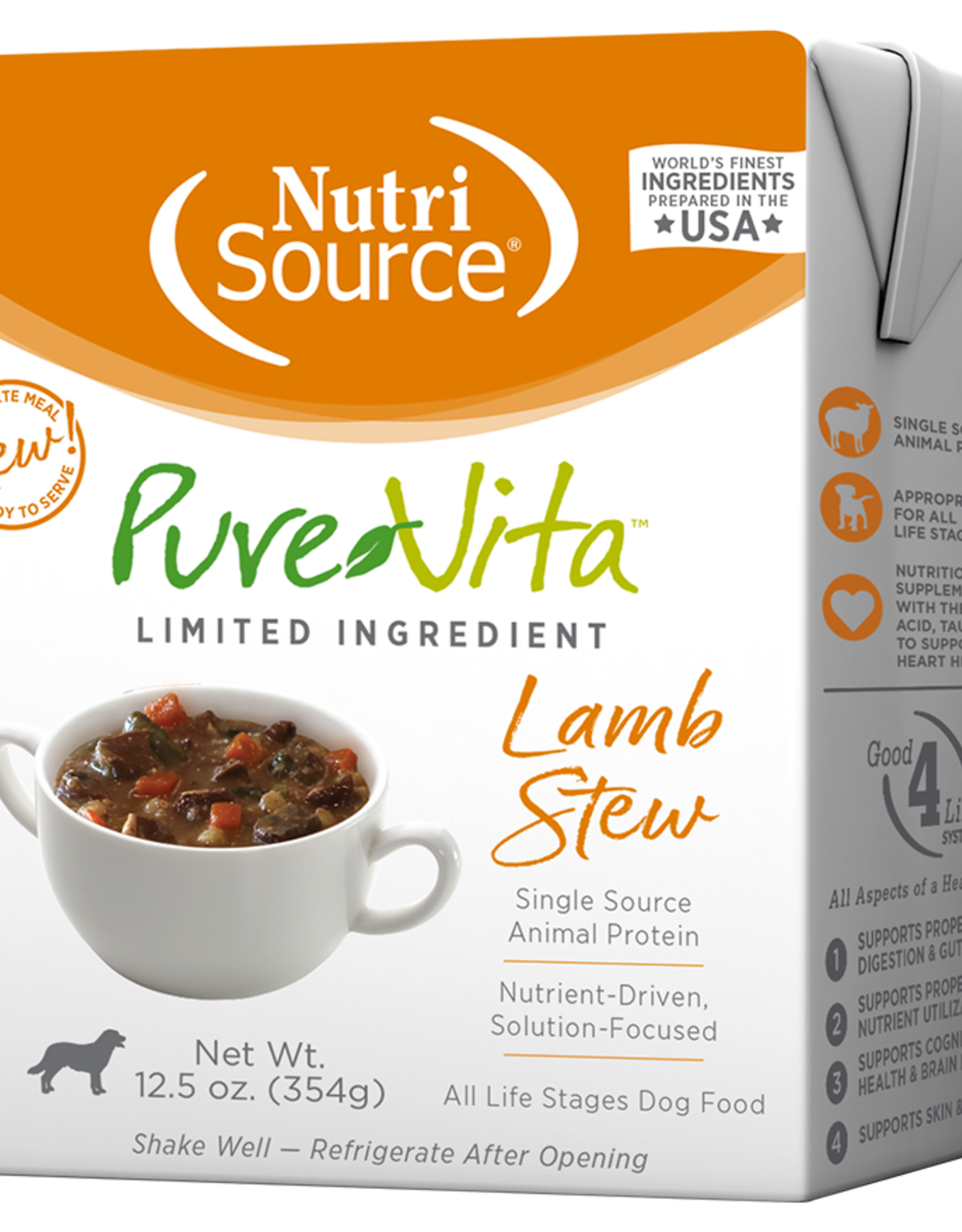 PureVita PureVita Lamb Stew TetraPack 12.5oz