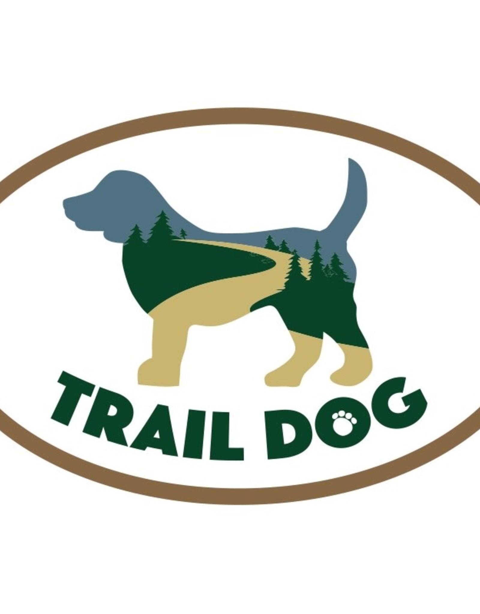 Dog Speak Car Magnet: Trail Dog