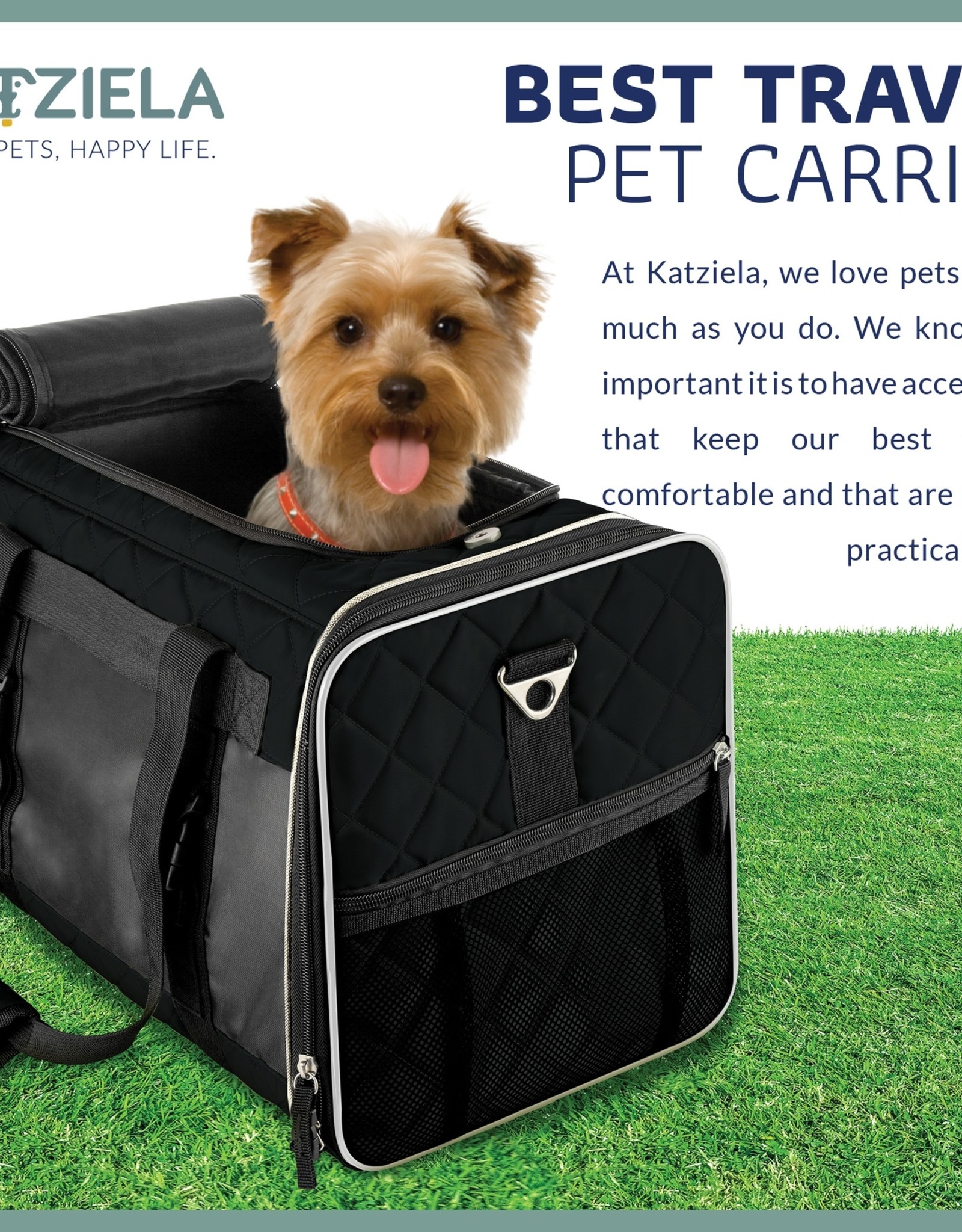 Quilted Companion Soft Sided Pet Carrier