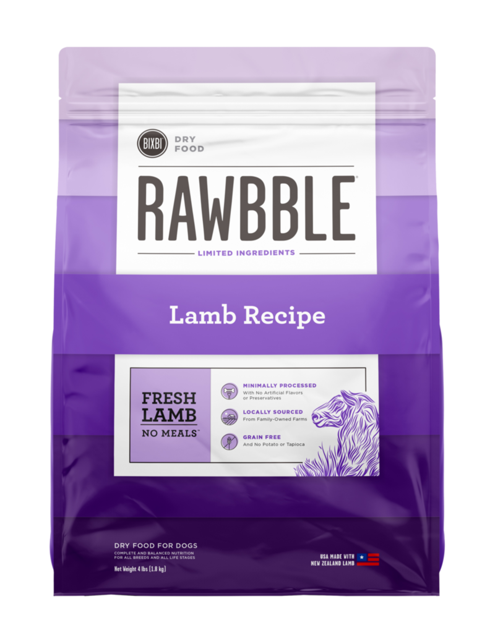 Bixbi Rawbble Limited Ingredient Lamb