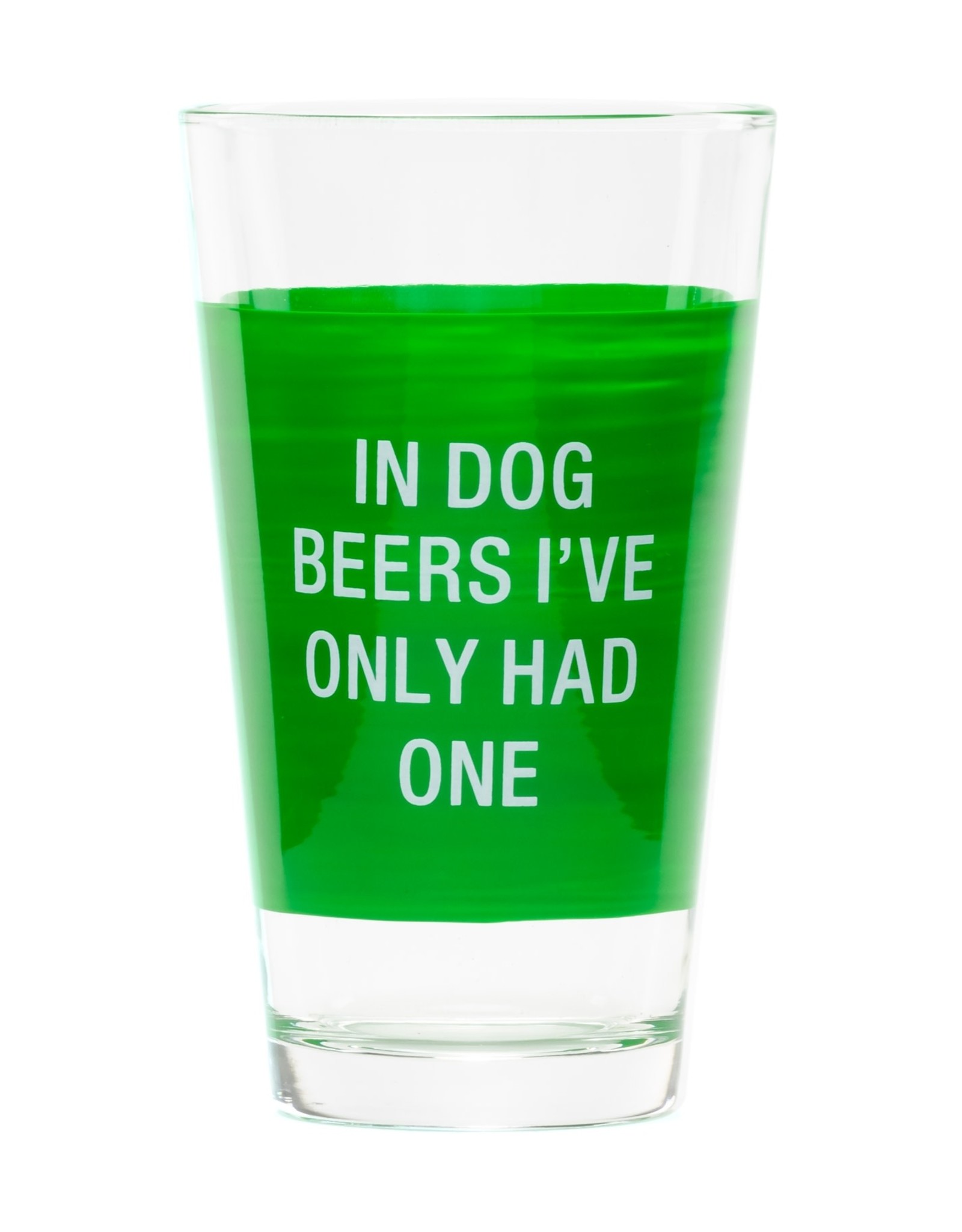 In Dog Beers Pint Glass