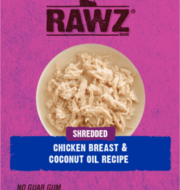 Rawz Rawz Cat Shredded Chicken & Coconut Oil 2.46oz Pouch