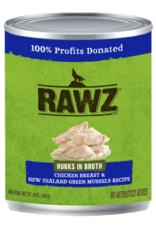 Rawz Rawz K9 Hunks in Broth Chicken & Green Lipped Mussel 14oz