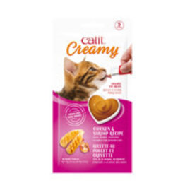 Hagen Catit Creamy Lickable Cat Treat Chicken Shrimp