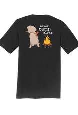 Dog Is Good Dog is Good Never Camp Alone Shirt Unisex