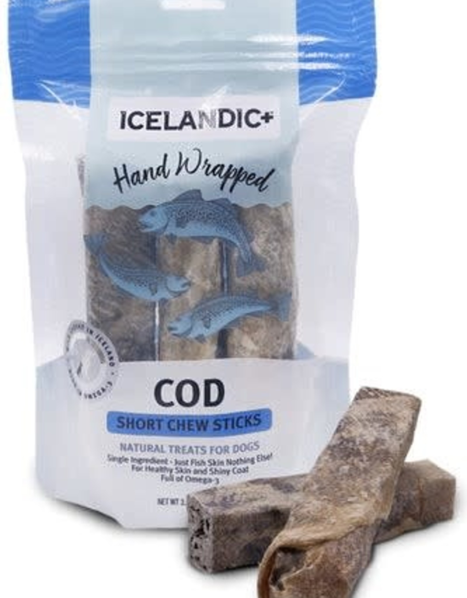 Icelandic+ Icelandic+ Cod Skin Short Chew Sticks