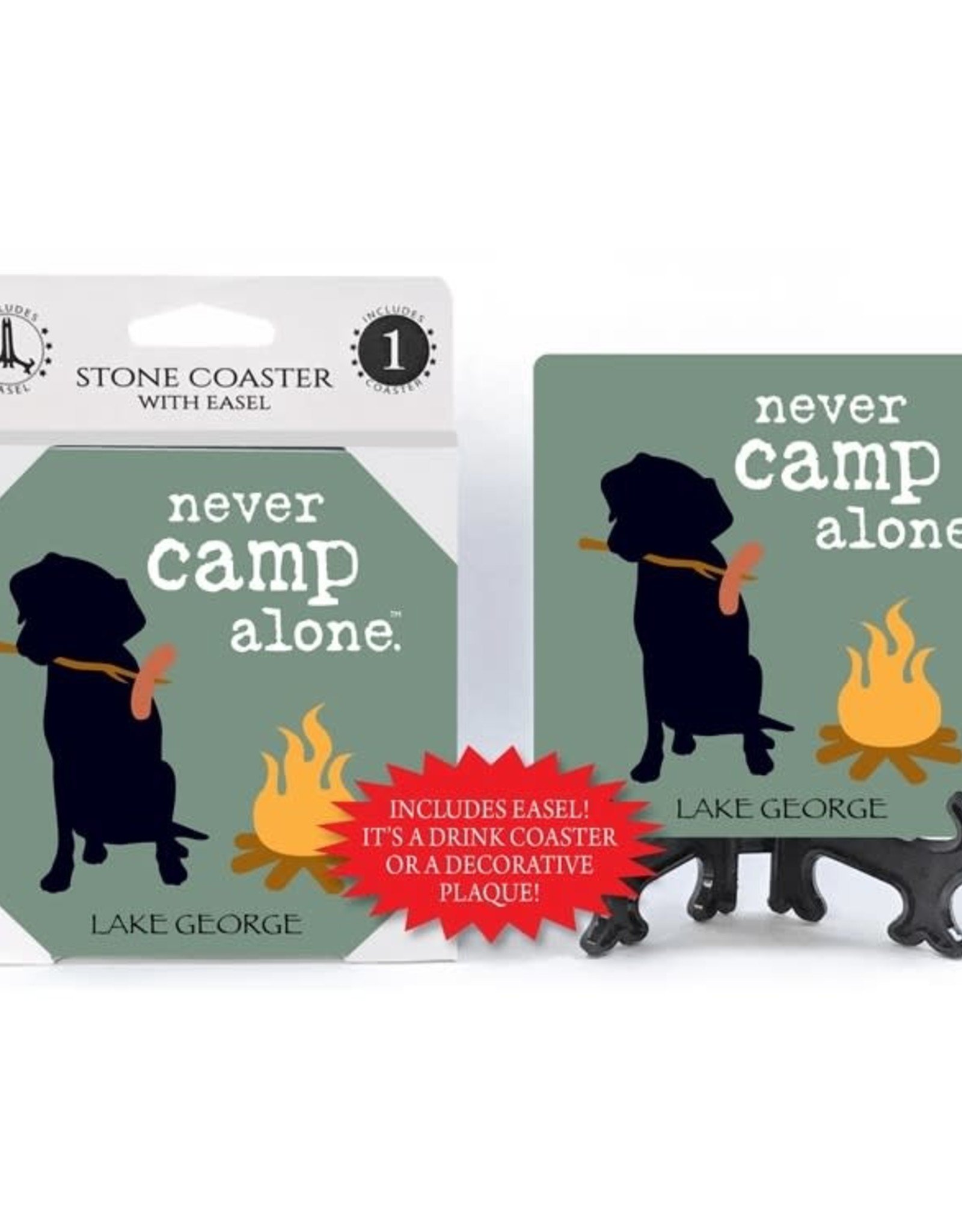 Stone Coaster - Never Camp Alone