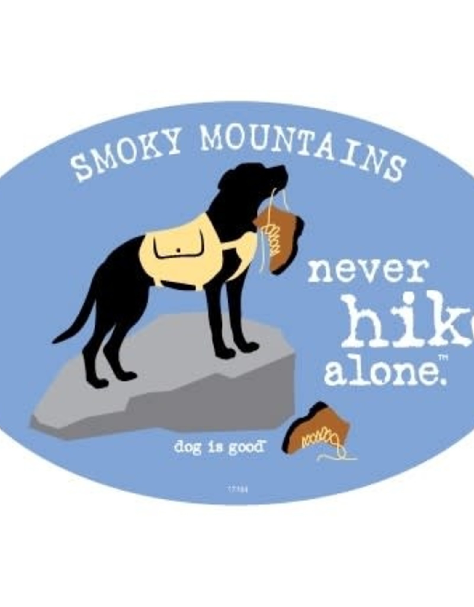 Dog Is Good Car Magnet: Never Hike Alone - Destination Boise, Idaho