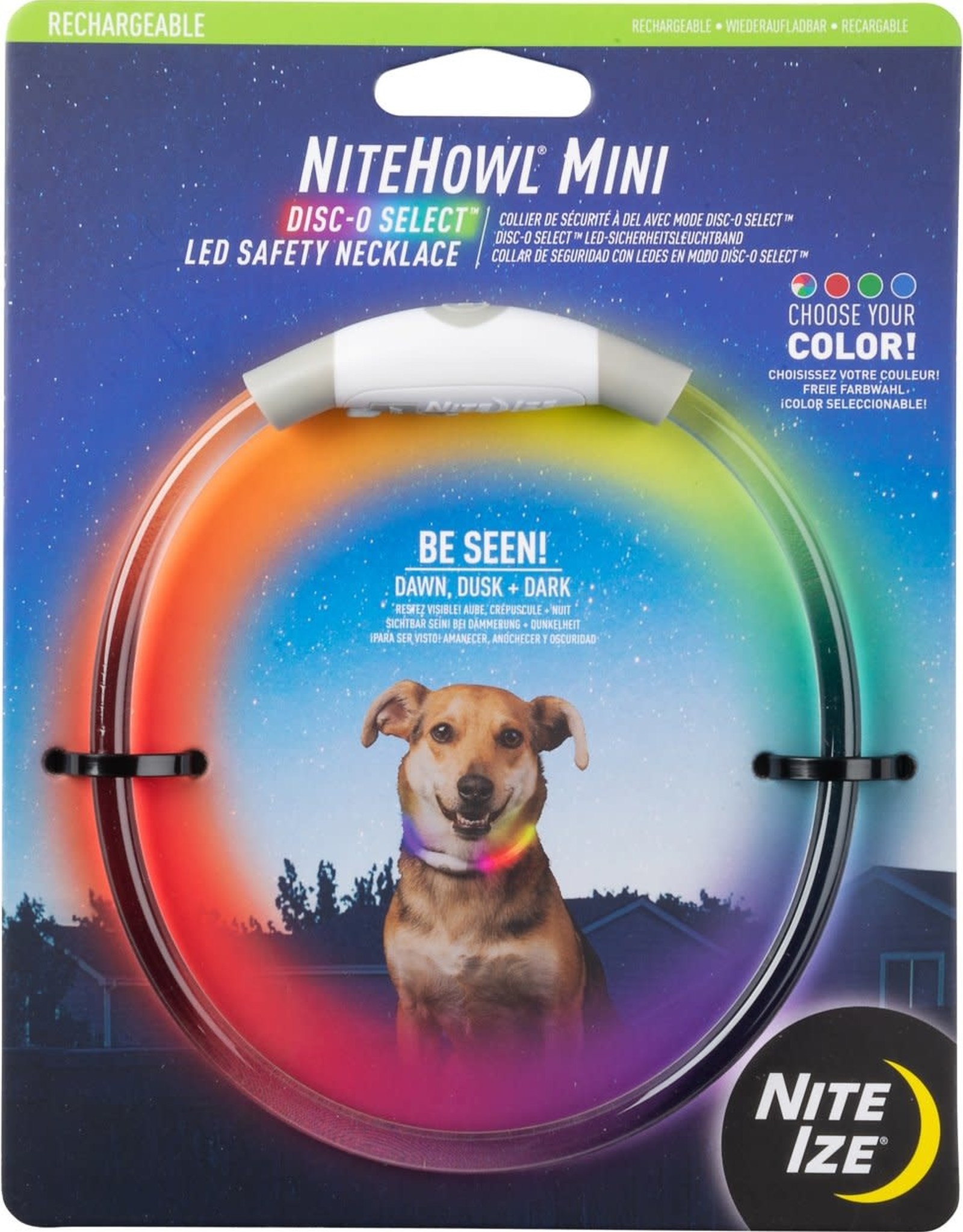NiteIze NiteHowl Safety Necklace Disc-O Rechargable