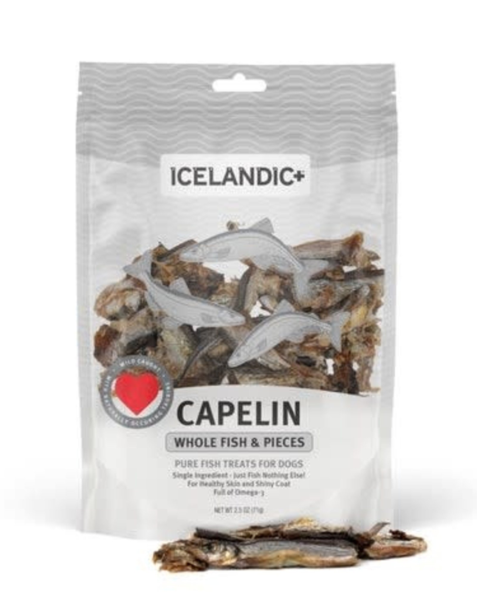 Icelandic+ Icelandic+ Capelin Whole Fish 2.5oz Bag