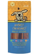 Honey I'm Home Honey I'm Home Buffalo Bully Stick 12" - 5pk