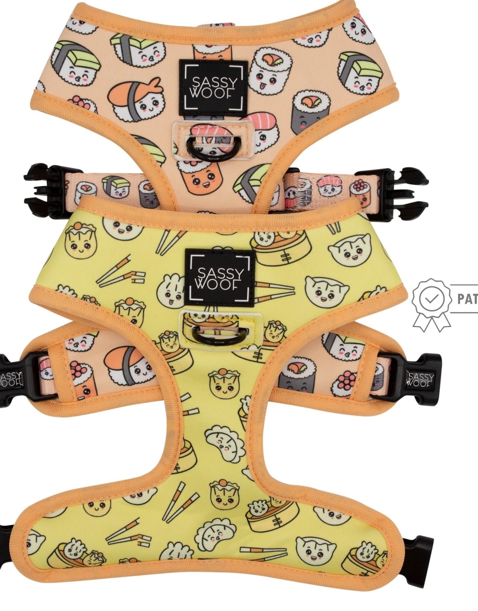 Sassy Woof All Sass & DimSum Reversible Dog Harness