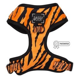 Sassy Woof Paw of the Tiger Adjustable Dog Harness