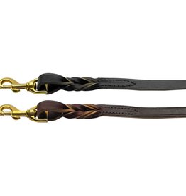 Mirage Twist Leather Dog Leash 3/4" Wide