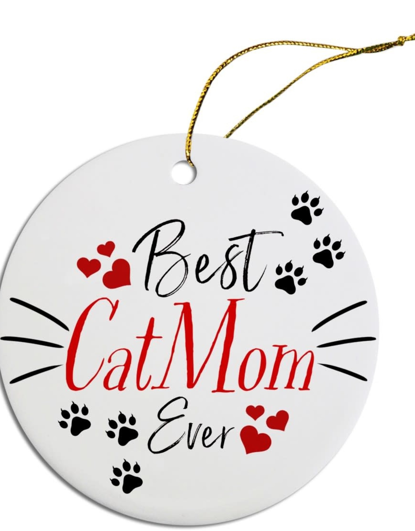 Best Cat Mom Ornament