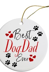 Best Dog Dad Ornament