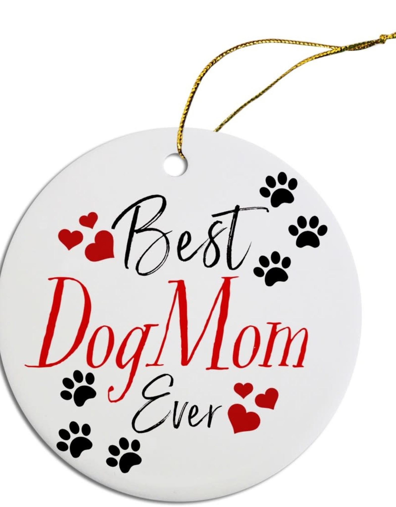 Best Dog Mom Ornament