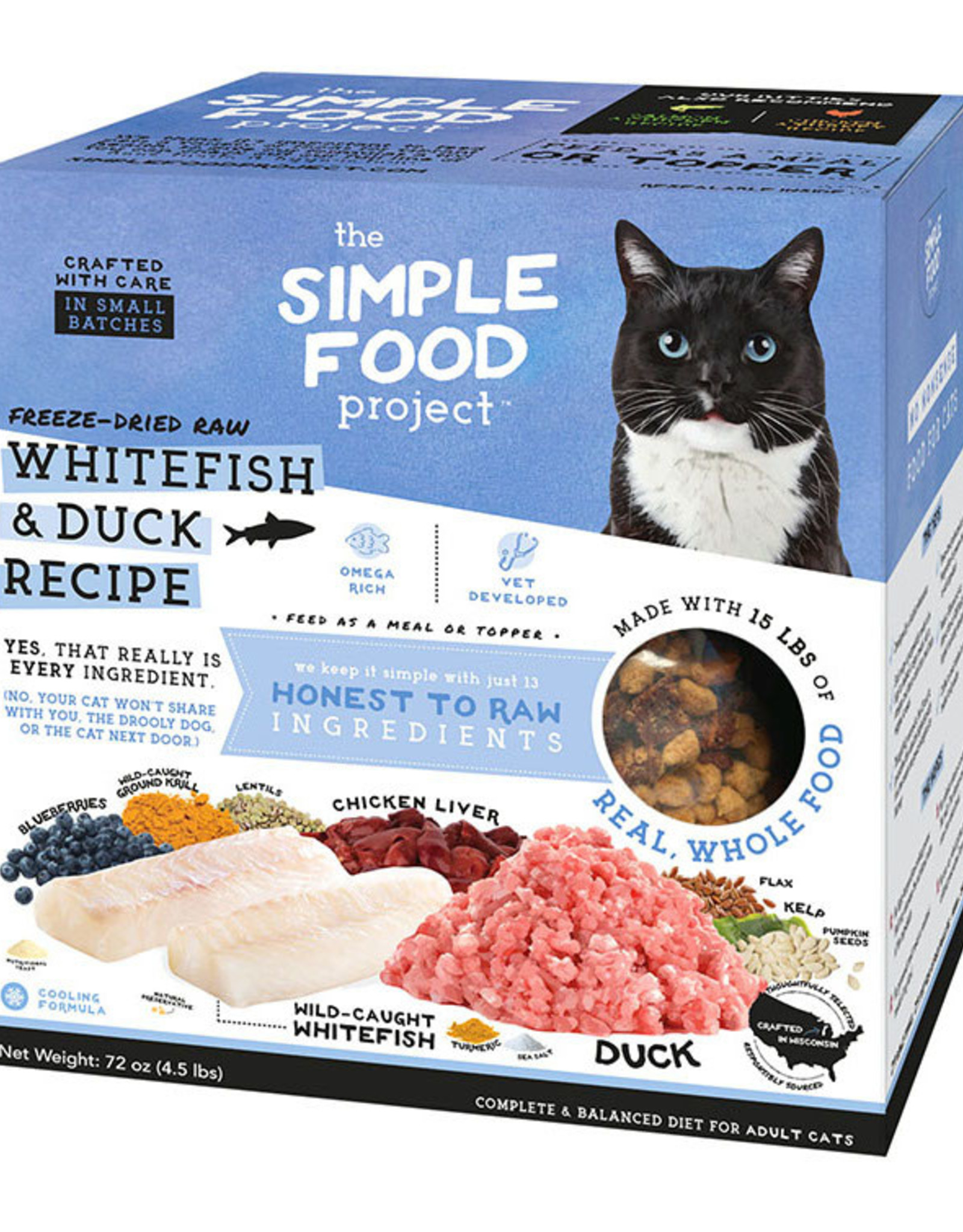 The Simple Food Project Simple Food Project Whitefish & Duck for Cats