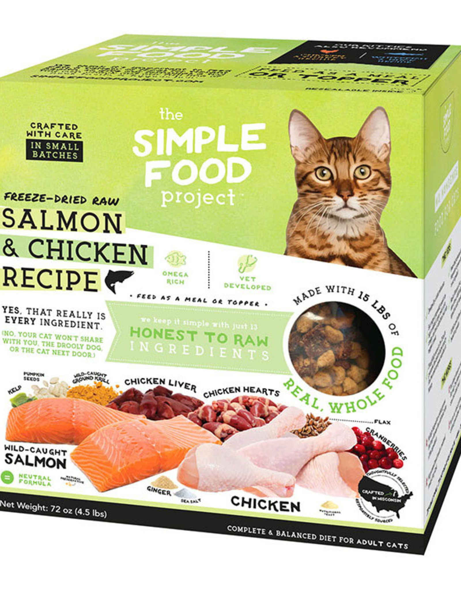 The Simple Food Project Simple Food Project Salmon & Chicken for Cats