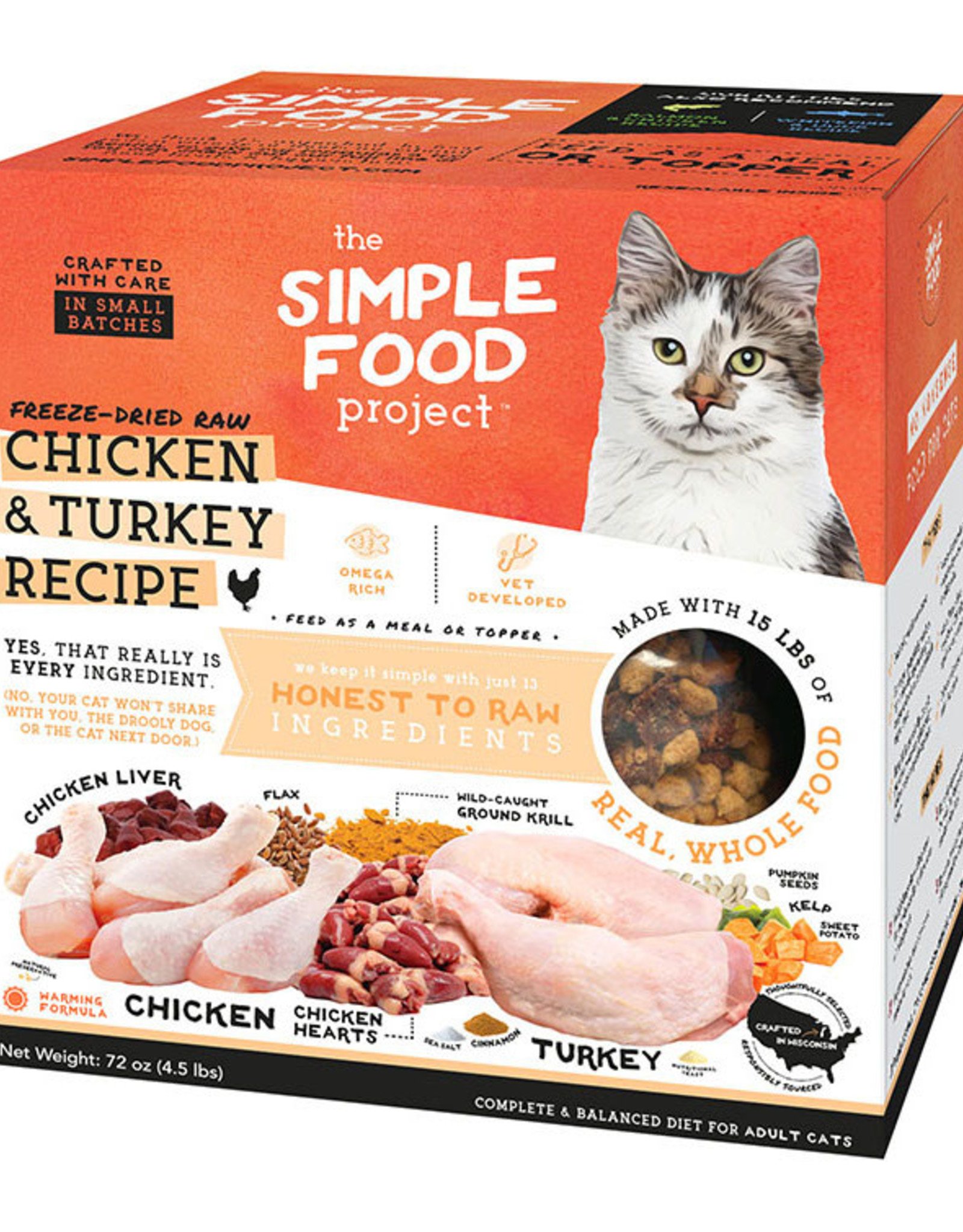 The Simple Food Project Simple Food Project Chicken & Turkey for Cats