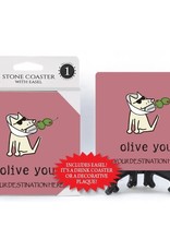 Stone Coaster - Olive you