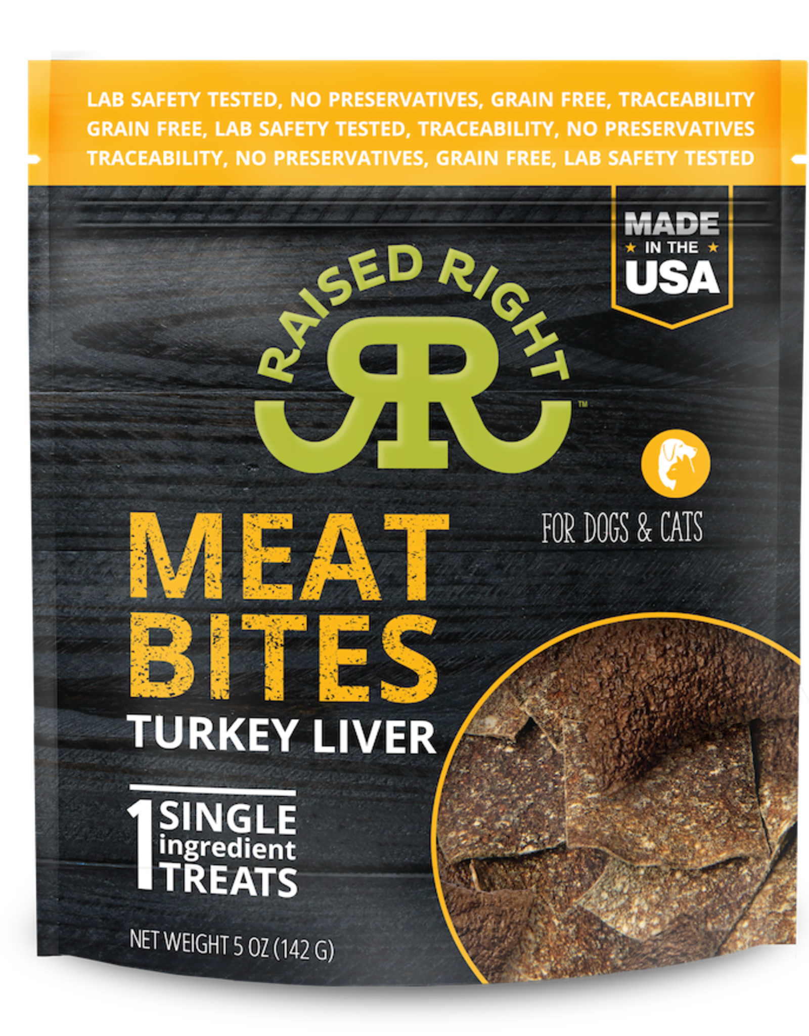 Raised Right Raised Right Turkey Liver Meat Bites 5oz