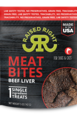 Raised Right Raised Right Beef Liver Meat Bites 5oz