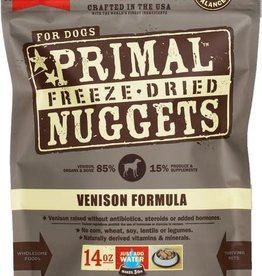 Primal Pet Food Primal Canine Freeze-Dried Raw Venison14oz