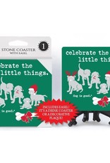 Holiday Stone Coaster - Celebrate the Little Things