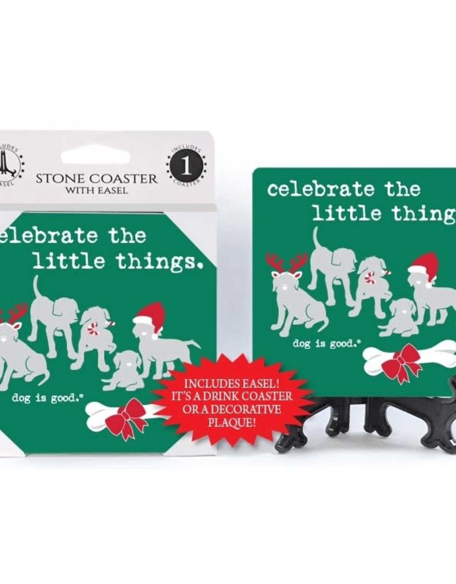 Holiday Stone Coaster - Celebrate the Little Things