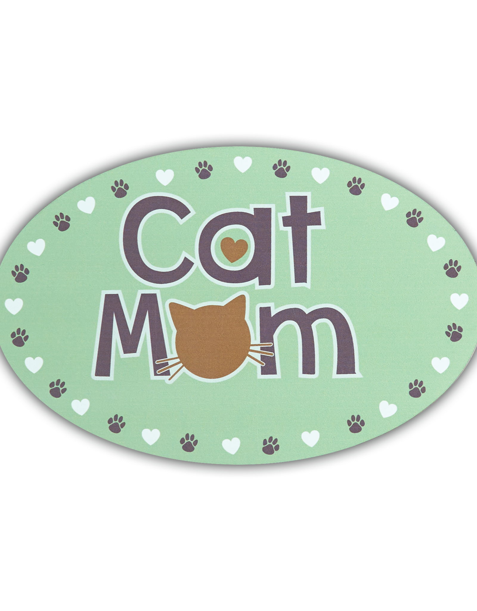 Dog Speak Car Magnet: Cat Mom