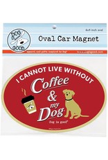 Dog Is Good Car Magnet: Coffee and My Dog