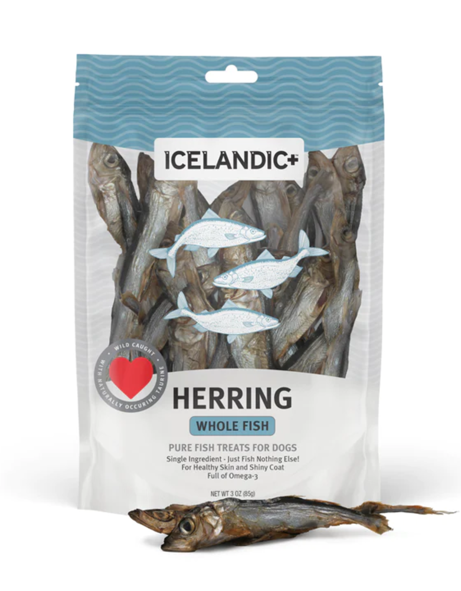 Icelandic+ Icelandic+ Herring Whole Fish 3oz Bag