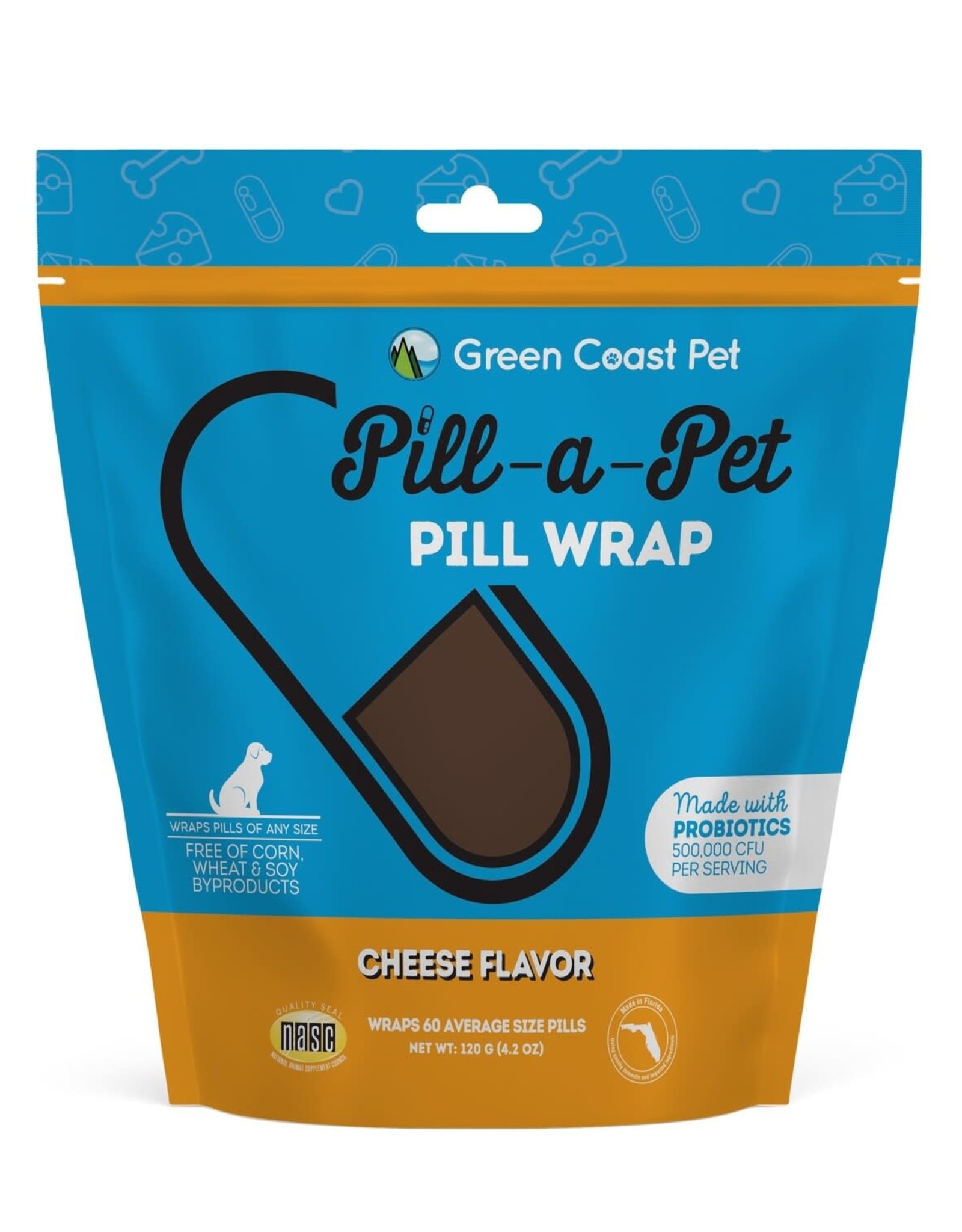 Green Coast Pet Green Coast Pet Pill A Pet Cheese 4.2oz