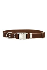 Euro Dog Euro Dog Modern Soft Leather Quick Release Collar