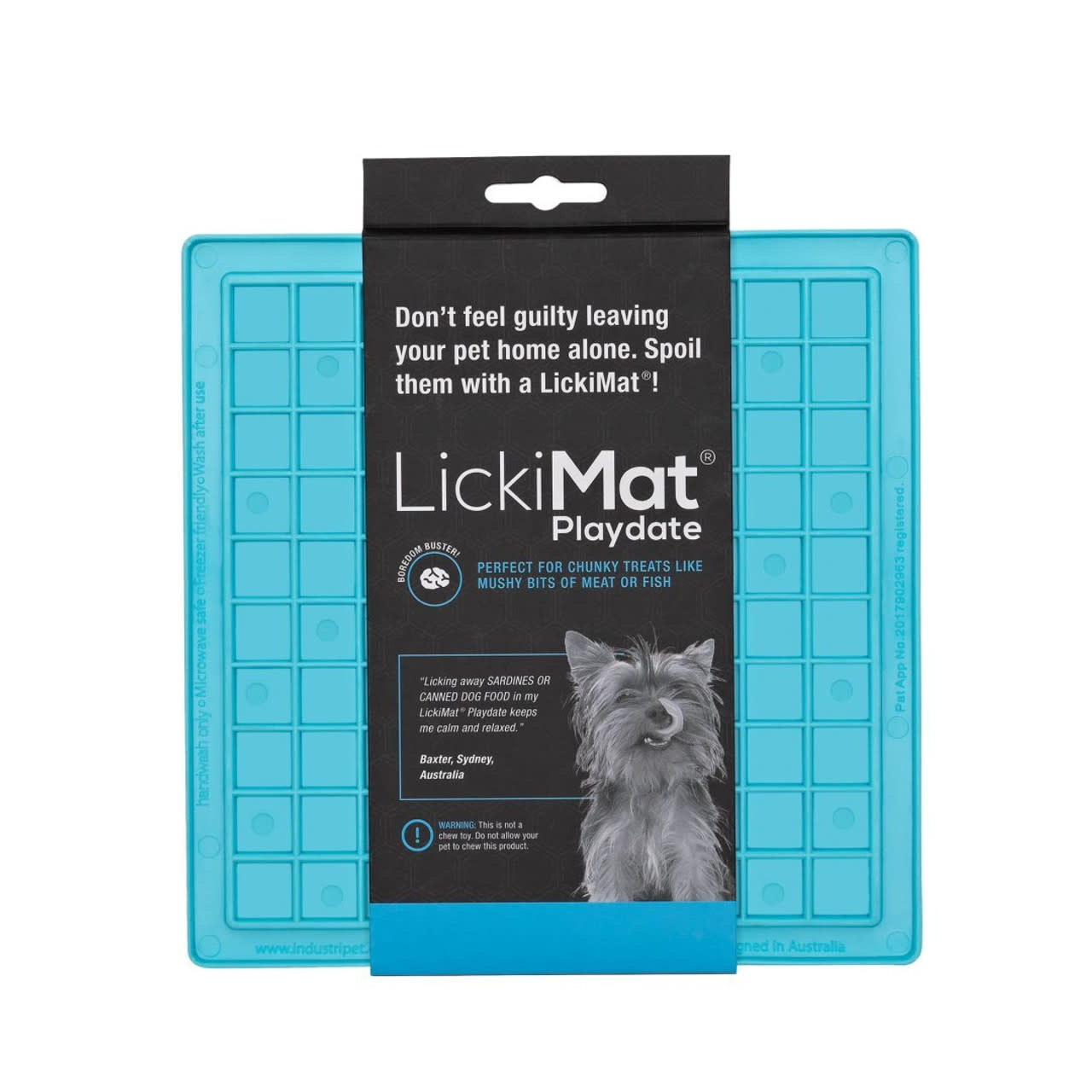 Food Grade Rubber LICKIMAT Dog Puppy Cat Playdate, Soother, Buddy Treat Lick  Mat