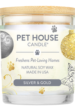 Pet House Pet House Silver & Gold Candle