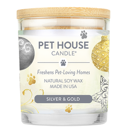 Pet House Pet House Silver & Gold Candle