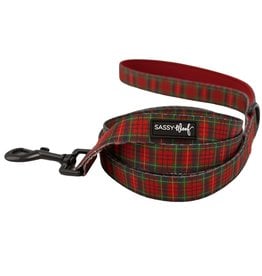 Sassy Woof Deck the Paws Fabric Leash