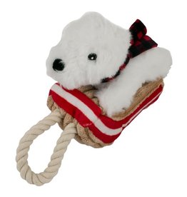 Tall Tails Tall Tails Holiday Polar Bear with Sled 8"