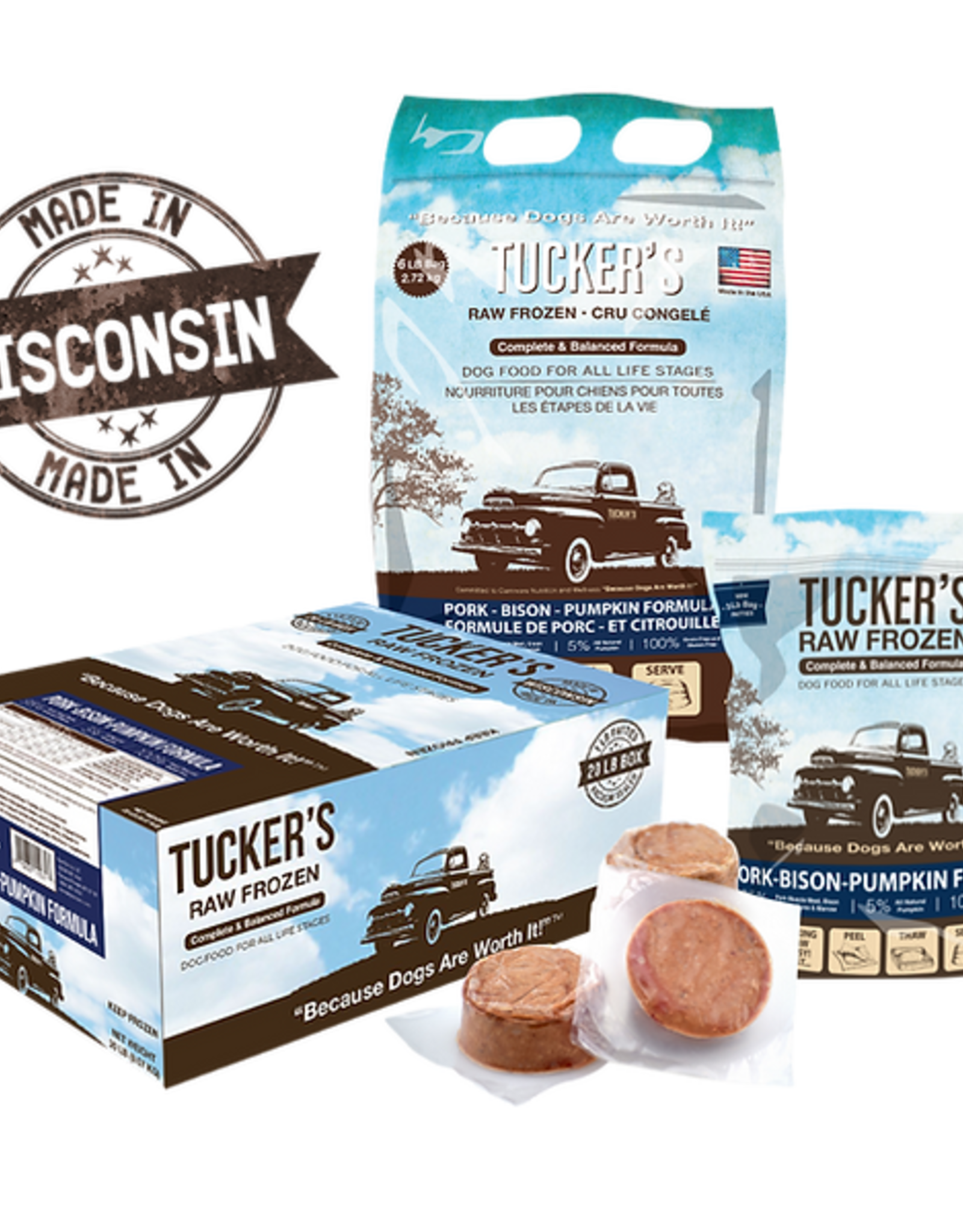 Tuckers Tuckers Frozen Raw Pork Bison