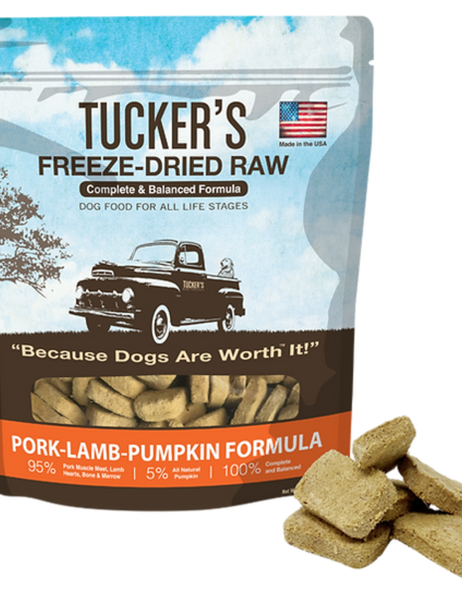 Tuckers Freeze Dried Pork & Lamb 14oz